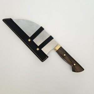 Hachuela inox. madera