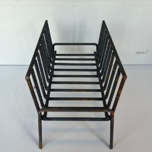 Brasero leñero horizontal recto