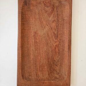 Plato cavado rústico grande