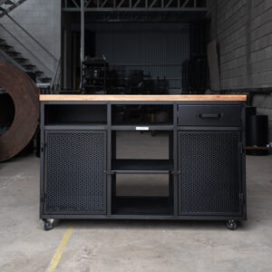 Barra cerrada grande negra