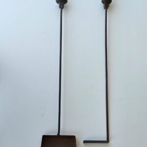 Juego de asador con base rústico