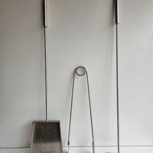 Juego de asador inox.