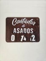 Contador de asados óxido